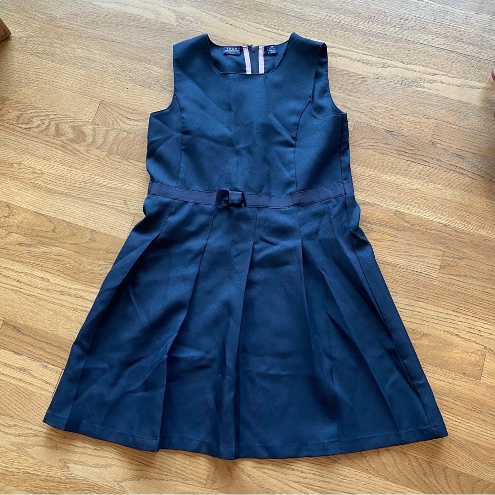 IZOD Girls School Uniform Dress Jumper Size large